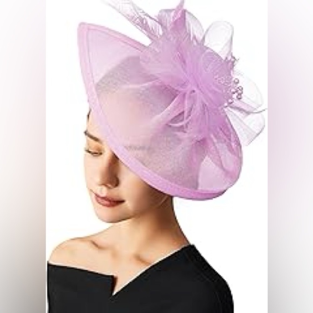 KENTUCKY derby Lavender Fascinator Hat